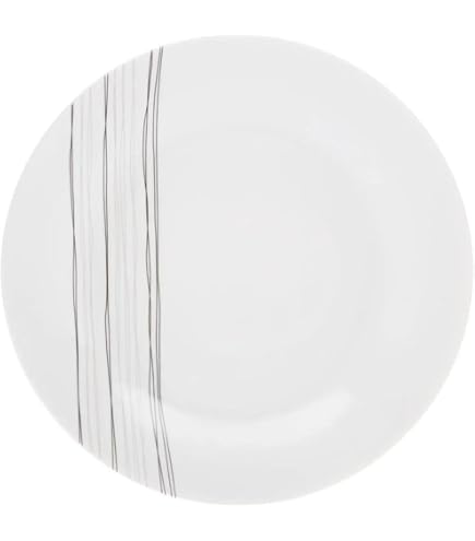 Lot de 6 assiettes à dessert en porcelaine, jewely blanc La Redoute Interieurs | La Redoute