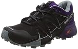 Material de la suela: Goma Salomon Speedcross Vario 2, Zapatillas de Trail Running para Mujer, Negro (Black/Acai/Lead), 39 1/3 EU