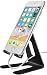 Produktbild UziaK Handy Ständer Schreibtisch, Handy Stander Handyhalterung : Handyhalterung, Halter für iPhone X Max, XS, XR, X, 8, 7, 6+, SE, Samsung S10 S9 S8 S7 S6 S5, Huawei, Handy Ständer (SCHWARZ)