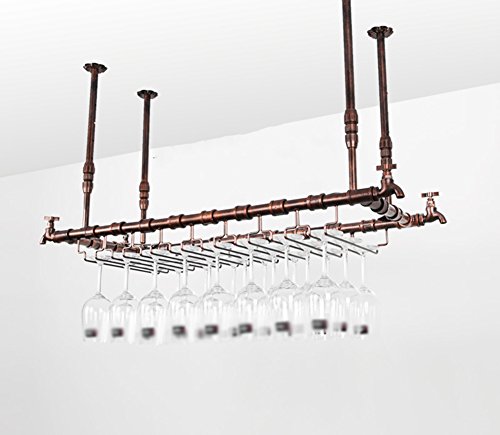 Preisvergleich Produktbild HJHY® Becherhalter Kreativität hängen Rotwein Glashalter Einfache Haushalt Weinglas Rack Inverted Hängende Becherhalter Länge 100 × Breite 31cm Boutique / Maison / Bar (Farbe : #2)