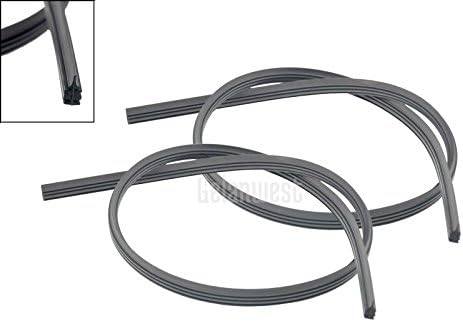 2 x GELAN the windscreen wiper rubber blades Ersatzwischergummis Wiper Blades for BOSCH AEROTWIN A967S 3397118967 Windscreen Wiper 650 / 575 assembly instructions included