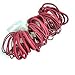 54 X Thick & Thin Burgundy Hair Elastics/Bobbles