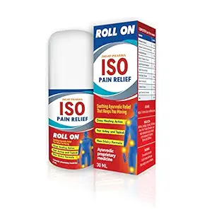 Iso Pain Relief Roll on (30ml) - Ayurvedic Pain Relief Roll on for Joint, Back, Knee, Shoulder and Muscular Pain