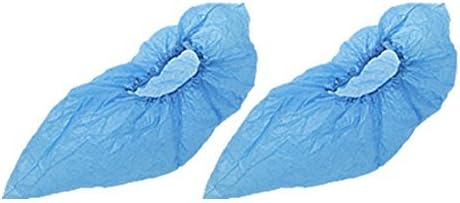 Landsell Disposable Shoe Covers Rain Waterproof Overshoe Carpet Floor Protector Plastic Bag, 100pcs
