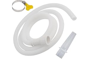 SANDYSEPTEMBER Tubo di scarico flessibile in TPE per condizionatori d'aria, efficiente tubo di drenaggio dell'acqua per elettrodomestici (2 m)