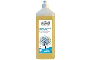 PROPRE L'Artisan Savonnier Entretien - Lot de 2 liquides vaisselle concentrés 1L - unité