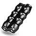 Price comparison product image TianranRT Stress Relief Roller, Hand Fidget Roller Toy Infinity Roll Turn Massage For Stress Relief Fidget Anti Anxiety ADHD Toy Lightweight Aluminum (C, black)
