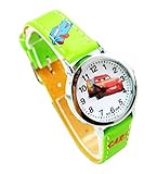 NEW Lovely Disney Cars Watch children kids Kinder cartoon Watches Uhren leather Band WP@KTW151667G