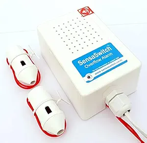 SensaSwitch Overflow Control Alarm White Plastic