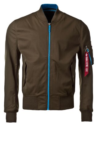 Preisvergleich Produktbild Alpha Industries Herren Herren MA-1 Soft Shell, Olive, XXL
