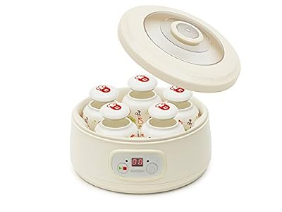 Oursson FE1502D/IV Yaourtière avec 5 Pots Ivoire 1 L