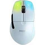 ROCCAT Kone Pro Air Mouse da gioco wireless ergonomico ad alte prestazioni, bianco