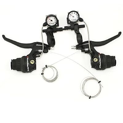 Shimano Revoshift Manettes droite et gauche pour dérailleurs et freins avec poignées tournantes 21 vitesses