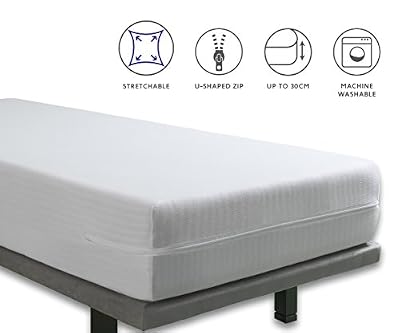 Tural - Housse de Matelas Extra élastique résistante. Protège Matelas/Rénove Matelas Fermeture éclair. 140x190/200cm