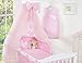 NEW & BEAUTIFUL LARGE PINK CANOPY / MOSQUITO NET / DRAPE WITH decorative BOW & HEARTS + HOLDER TO FIT BABY COT OR COT BED