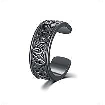 Immobird Ear Cuff Uomo In Argento 925 - Cerchio Per Orecchio Senza Foro, Unisex, Semplice Ed Elegante