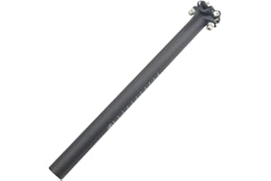 Alfa Pasca Tige Selle Velo Tige de Selle Velo Route 31.6/27.2/30.8 Carbon Tige de Selle Velo Route Noir 3K Mat/Brillant