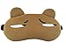 Jenna™ Dot_Brown Cartoon Face Sleeping Eye Mask RS.250.00