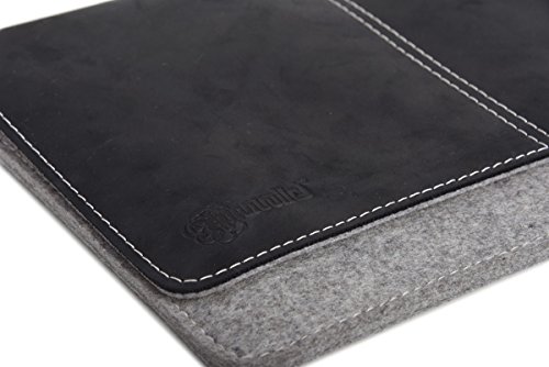 ALMWILD Apple Macbook Pro 13 H  lle  Tasche  Touch Bar  Touch ID   Macbook 12  Mod 2017   Aus echtem Rinds- Leder und 100  Woll- Filz  Case in Alpstei