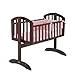 Obaby Sophie Swinging Crib - Walnut