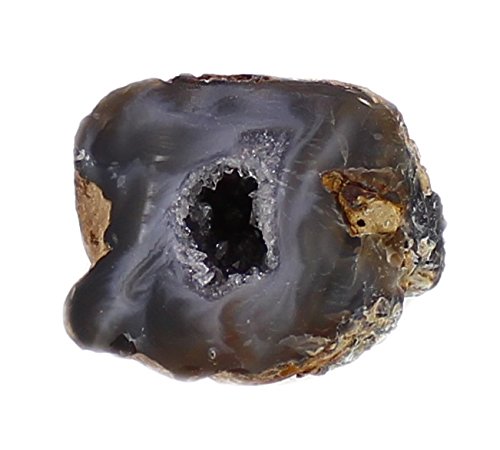 budawi® – Achatgeode Geodenhälfte Glücksgeode 3 – 4 cm Rohstein, kleine Achatdruse - 4