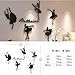 Produktbild ACRYL TANZEN WANDAUFKLEBER 3D DREIDIMENSIONALE BALLETT FAMILIE DEKORATION SELBSTKLEBENDE UMWELTSCHUTZ A 118X100CM