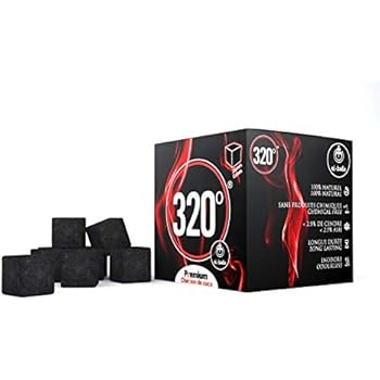 BLACKCOCO Shisha Kohle 1KG - Naturkohle Aus Kokosnuss Für Perfekten Shisha-Genuss Und Grillabende