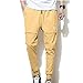Produktbild JYJM Herren Jogginghose Herren Jogginganzug Jogger Männer Trainingsanzug und Kordel Slim Fit Jogger Sporthose Herrenmode Wilde Hosen Reine Farbe Hose Baggy Pencil Hosen Füße Casual Harem Pants