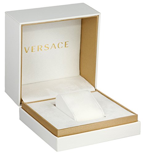 Versace Men's 42mm Black Steel Bracelet & Case Anti Reflective Sapphire Swiss Quartz Watch 23C80D008 S009