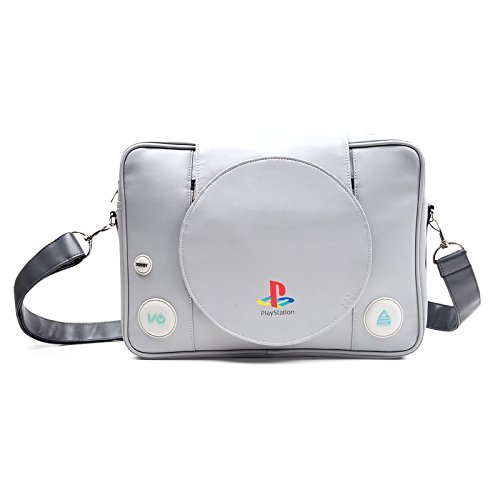 Preisvergleich Produktbild Sony Playstation One Mehrere Zu Trösten Abteilungen Schultertasche Kuriertasche Grau