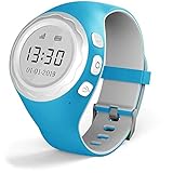 Pingonaut Kidswatch 2019 Edition – Kinderuhr mit GPS-Tracker-App, Telefonfunktion, Softwareentwicklung & Hosting in Deutschland, SIM-Karte Inclusive, Speed Blau