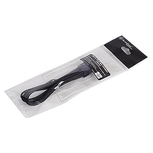 SilverStone SST-PP07-IDE6B – Netzteil-Verlängerungskable 25cm 6pin auf PCI-E 6pin, schwarz - 7