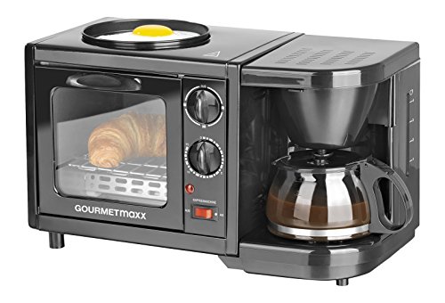 Preisvergleich Produktbild GOURMETmaxx 00794 Früsstückscenter zum Aufbacken, Braten und Kaffeekochen