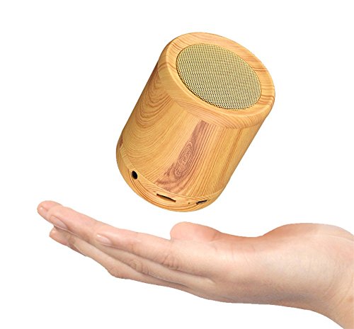Preisvergleich Produktbild JUKUB Hölzerner Beweglicher Drahtloser Bluetooth Lautsprecher Mini Bluetooth Sprecher Für Hauptreise-Strand,A