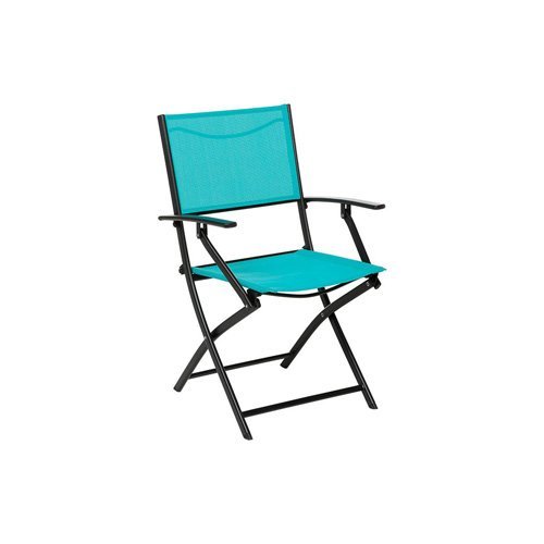 Preisvergleich Produktbild Klappsessel Modula – lagunenblau und schwarz