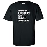 Premium Markenqualität JOllify LOKSTEDT Kinder Junge Mädchen T-Shirt - Design: New York, London, Paris, Tokyo - Größe: 164-14-15 Jahre