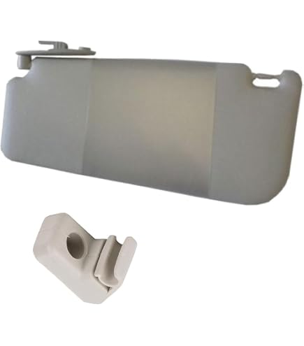 Visiera Parasole Sinistra Con Specchio Per Hyundai Getz 2002-2011 – Ricambio OEM 85220 1C200QS – Colore Grigio - 3