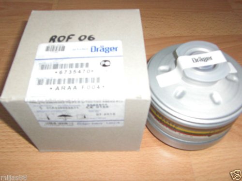 Dräger A2B2E2K2HgP3 RD Filter mit DIN EN Rundgewindeanschluß RD40