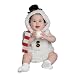 Dress up America Plush Snow Costume Set for Baby (12 Months)