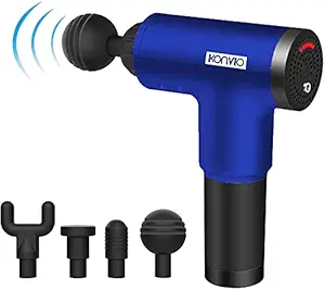 Konvio Massage Gun, Cordless Handheld Deep Tissue & Muscle Massager, Massager Machine for Full Body (Multi-Color)