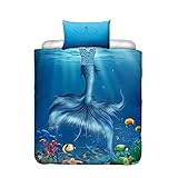 Single Size: 1 funda nórdica es 180x220cm (70,87 x 86,61 pulgadas) 1 funda de almohada es 50x70cm (19,7x27,56 pulgadas)