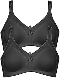 Naturana - Sujetadores sin Aros para Mujer 5101 (Pack de 2)