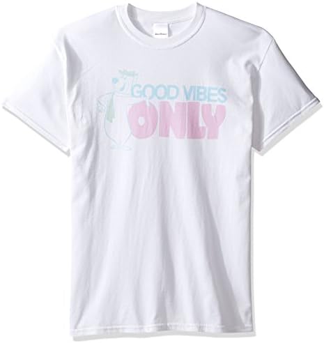 Yogi Bear Men's Good Vibes Only T-Shirt, White, Small