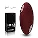 NYK1 NAILAC - DARK LAVA - Professional Shellac Gel Nail Polish - UV and LED Drying - Quick Soak Off Gel Polish 10ml - Over 100 Shellac Colours to Choose From.