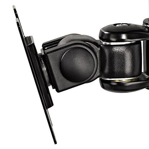 Hama Monitorhalterung Rotation (ergonomisch, stufenlos, höhenverstellbar, 2 Gelenke, neigbar, schwenkbar 360 Grad, Monitor bis zu 10kg, VESA 75×75, 100×100) Tischhalterung schwarz - 3