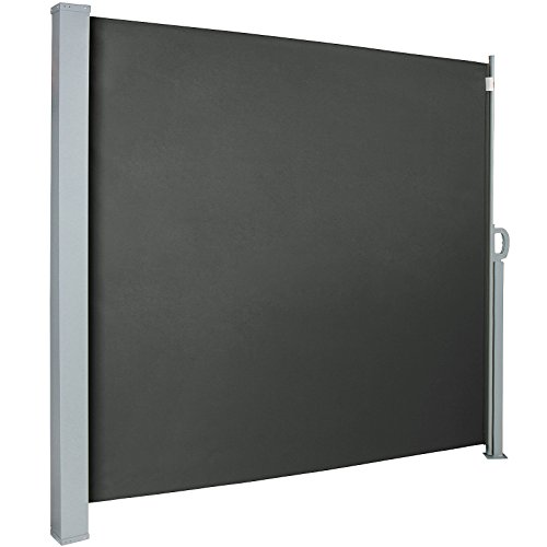 Jago Ausziehbare Seitenmarkise - Farbauswahl/Größenauswahl 160x300cm 180x300cm 200x300cm - Windschutz für Balkon, Terrasse, Garten, Sichtschutz, Seitenwandmarkise, Seitenrollo, Sonnenschutz – Bild 3