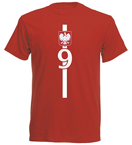 Polen Kinder T-Shirt Trikot St-1 EM 2016 – rot Polska Kids (128)