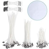 【2 Stück Edelstahl Dochte Festen Halter】- Mit 3 Löchern, die es Ihnen ermöglichen, einen einzelnen Docht oder Doppel-Docht gleichzeitig zu haben, nützliches Kerzendocht-Zentriergerät, ermöglicht es, den Docht zentriert zu halten und macht Ihren selbstgemachten Kerzenprozess viel einfacher.