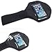 Produktbild handy-point, Armhalter, Sportarmband für iPhone 5, 5C, 5S, HTC Desire 200, C, HD, V, X, EVO 3D, HD2, Incredible S, One Mini, Sensation, Sensation XE, Windows 8S, Windows Phone 8S, Huawei Acsend P6, G300, W1, Y200, Y300, P1, LG L50, L35, L40, L3 II, L5 II, L7, L7 II, Optimus 2X, Optimus L1 II, Optimus F5, P970 Swift, Swift L3, L5, L7, Nokia Asha 200, 201, 205, 210, 230, 302, 303, 503, 510 Lumia, 520, 530, 610, 620, 710, 808 Pure View, 820, Nokia X, X+, X7, Samsung Google Nexus S, Samsung Galaxy Pocket 2, Ace Style, Young 2, Ace 2, Galaxy S3 mini, S, S Advance, S 2/ II, S4 mini, Xcover, Ace, Y Duos, Young, Mini 2, Fame Lite, Ace Duos, Fame, Ace 3, Galaxy Trend Lite, Galaxy Trend Duos, Galaxy Ace Plus, Trend, Trend Plus, S Duos , S8600 Wave 3, Sony Xperia Tipo, Xperia E / E1, J, M, P, S, V, Sony Ericsson X10 Xperia, X12 Arc, Arc S, P, Xperia Play, Sola, ZTE Grand XIN, Schwarz, black, Halter für Arm zum Joggen, Sport, Armtasche, Armband, Halter für Handy, Halterung für Smartphone, Universell 13cm x 6,5cm mit Fach für Schlüssel / Kopfhörer