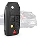 Produktbild Luckiests Auto-Schlüssel Shell für Volvo S60 S80 Auto Remote Keys Shell Autoschlüssel Shell Durable Auto Parts